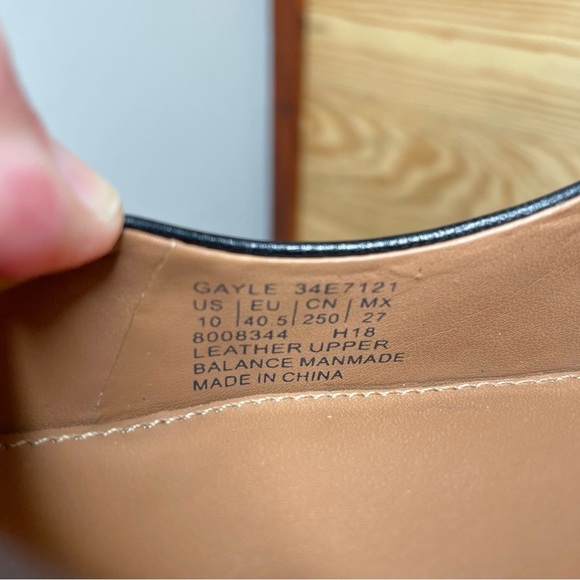 Calvin Klein Gayle Pump High Heels Shoes in Black Leather 10 - Picture 9 of 12